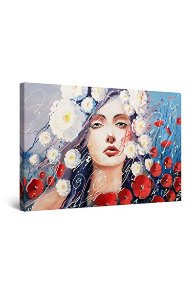 startonight Tablou DualView Startonight Feminitate si Flori, 90 cm x 60 cm