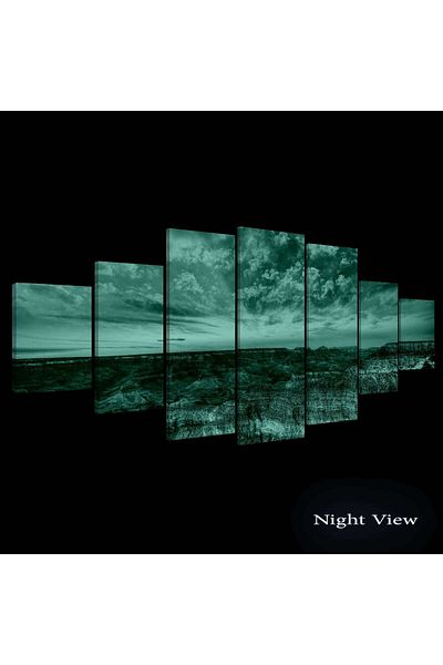 startonight Set Tablou DualView Startonight Marele Canion, 7 piese, 100 x 240 cm