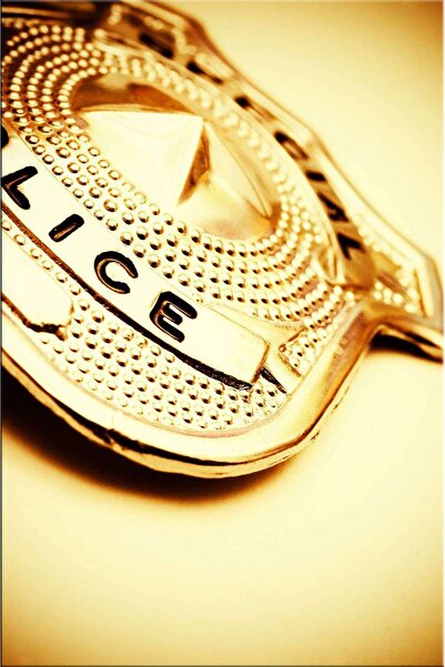 startonight Tablou DualView Startonight Insigna de politie, 60 x 90 cm