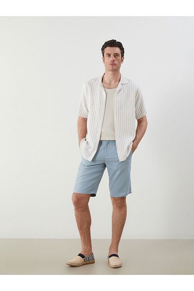 LC Waikiki Ανδρικό σορτς Standard Mold Linen Look
