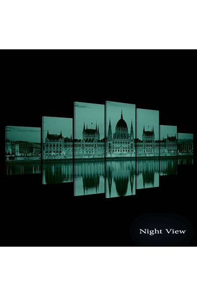 startonight Set Tablou DualView Startonight Palatul oglindit, 7 piese, 100 x 240 cm