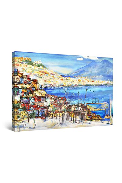 startonight Πίνακας ζωγραφικής DualView Startonight Coastal Village, 90 εκ. x...