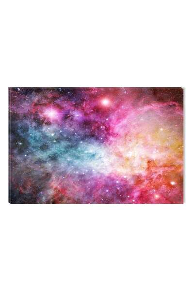 startonight Tablou DualView Startonight Nebula roz, 80 x 120 cm