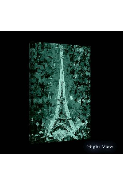 startonight Tablou DualView Startonight Turnul Eiffel stilizat, 80 cm x 120 cm