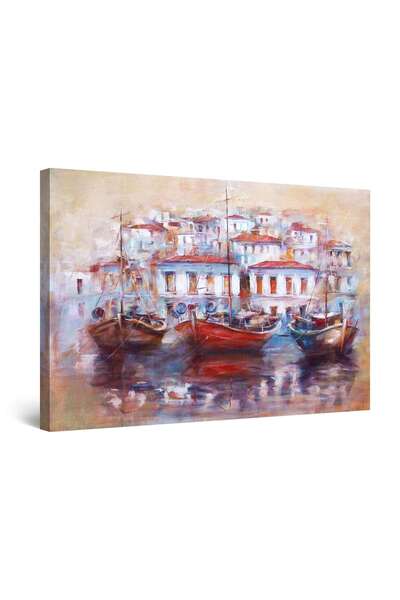startonight Tablou DualView Startonight Port la marea Rosie, 90 cm x 60 cm