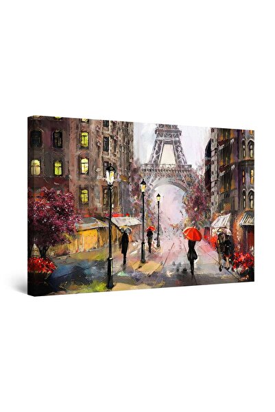 startonight Tablou DualView Startonight Paris in Ploaie, 120 cm x 80 cm