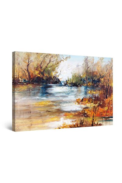 startonight Tablou DualView Startonight Décor pe lac, 80 cm x 120 cm