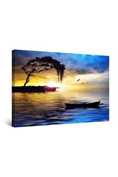 startonight Tablou DualView Startonight Apus pe ocean, 90 cm x 60 cm