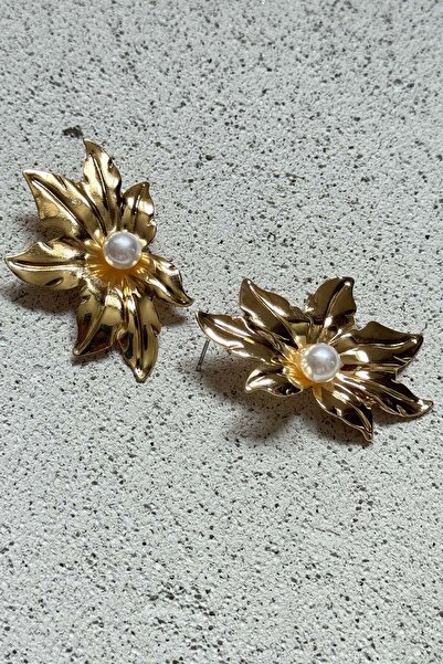 AMORE.İST STORE İnci Çiçek Küpe