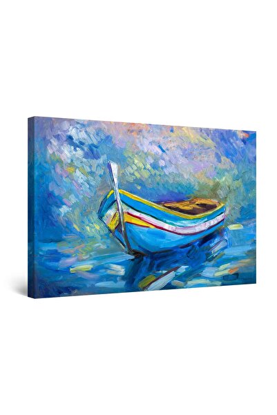 startonight Tablou DualView Startonight Barca albastra, 90 cm x 60 cm