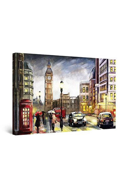 startonight Tablou DualView Startonight Zi ploioasa in Londra, 80 cm x 120 cm