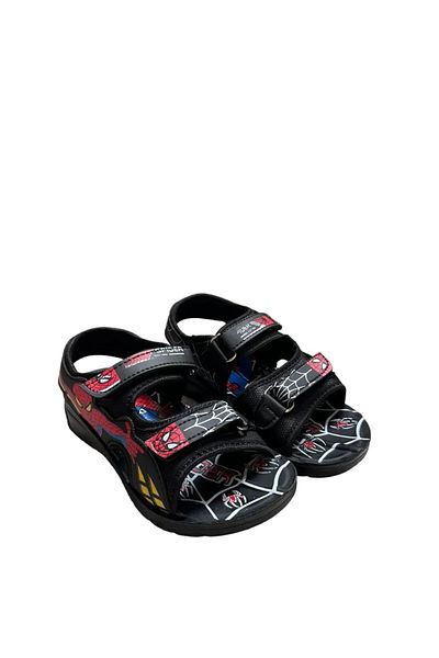 ALTUN TİCARET Summer Unisex Children's Sandals with Spiderman Figure