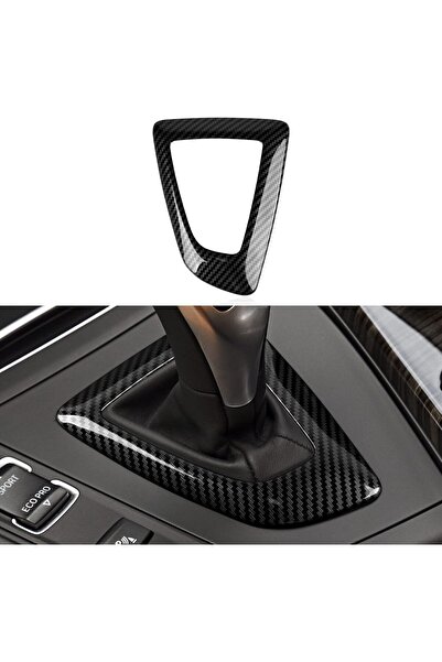 LUXE AKSESUAR Bmw ( 3-5 serisi ) F10 F18 F30 F31 F20 F21 F22 Karbon Fiber Vites Topuzu Kaplama Koruma 2'li Set