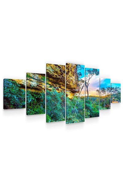 startonight Set Tablou DualView Startonight Secretele naturii, 7 piese, 100 x 240 cm