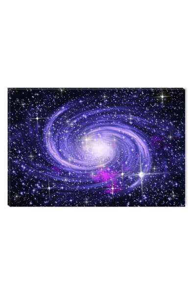 startonight Tablou DualView Startonight Galaxia albastra, 60 x 90 cm