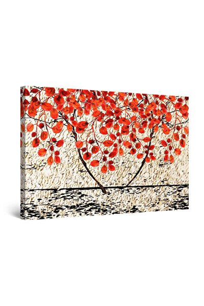 startonight Tablou DualView Startonight Frunze Rosiatice, 120 cm x 80 cm