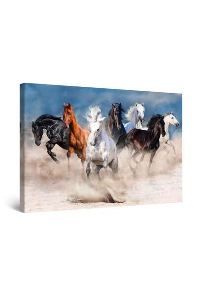 startonight Tablou DualView Startonight Cai Salbatici, 120 cm x 80 cm