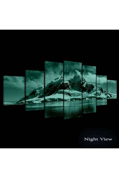 startonight Set Tablou DualView Startonight Antarctica, 7 piese, 100 x 240 cm