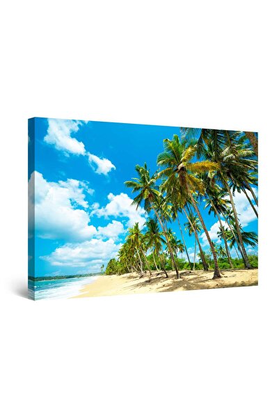 startonight Tablou DualView Startonight Palmieri pe Plaja, 120 cm x 80 cm