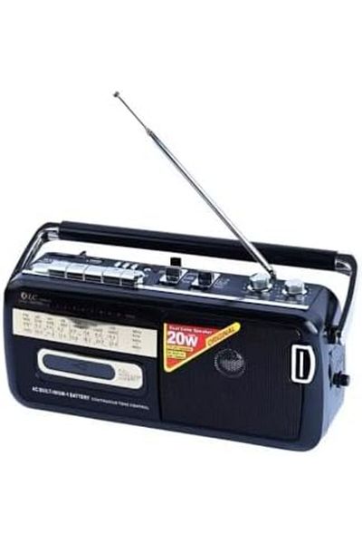 BUNCA 🔊 DLC Portable Classic Cassette Recorder & Radio – Bluetooth + USB + AM/FM Radio 🎶