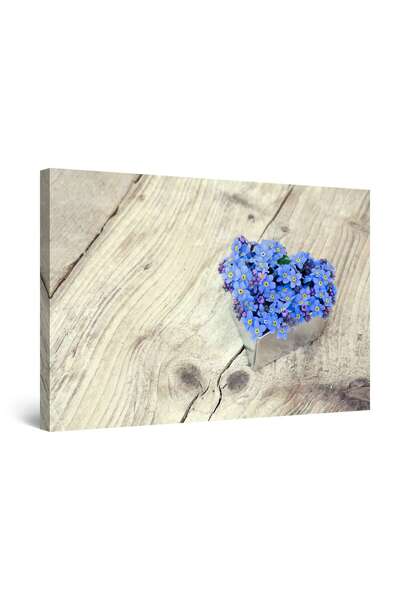 startonight Tablou DualView Startonight Inima din Flori, 120 cm x 80 cm