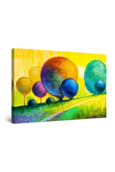 startonight Tablou DualView Startonight Copaci Globulari, 120 cm x 80 cm