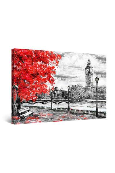 startonight Πίνακας DualView Startonight Στις όχθες του Τάμεση, 90 εκ. x 60 εκ.