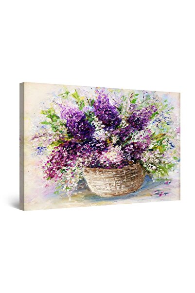 startonight DualView Startonight Lilac Flowers Painting, 120 cm x 80 cm
