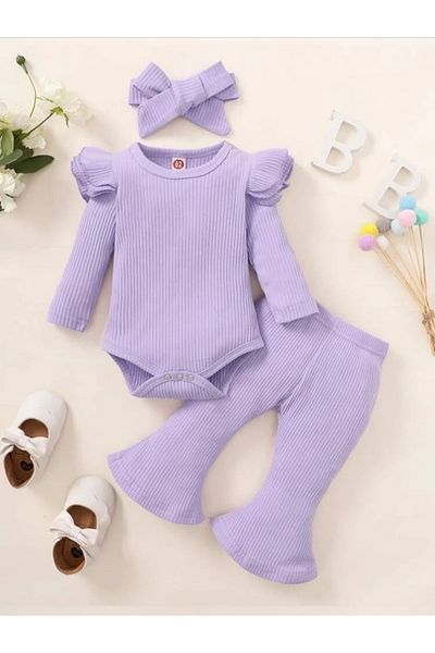 bebekpare Baby Boy Yellow-Grey Bottom Top Set Mouse Printed