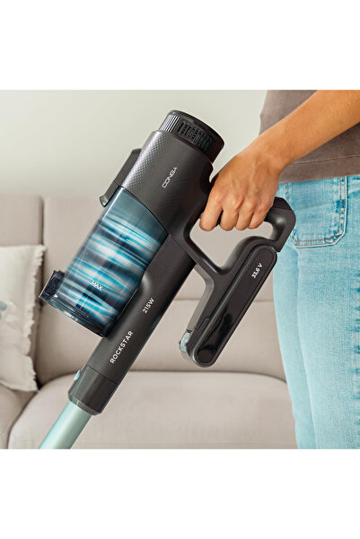 CECOTEC Aspirator vertical 3 in 1 Rockstar 1500 Ray, Putere 215W, 25.2V Li-Ion, 12kPa, Autonomie 45min