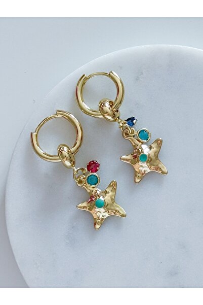 CHARMLUCKY CHARM STAR EARRINGS