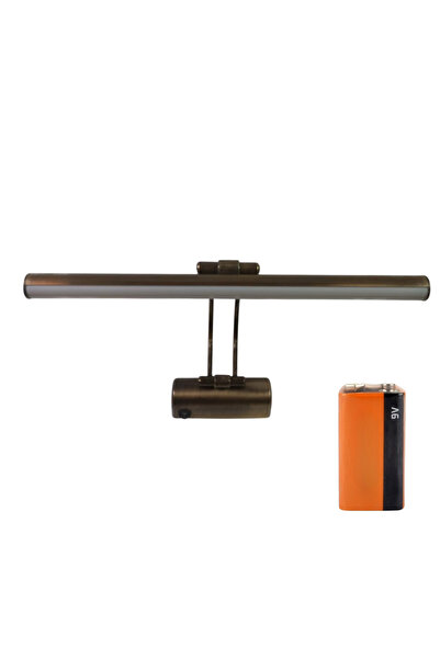 LEBIS Pilli Eskitme Kasa Günışığı Ayna Üstü Flüt Aplik Tablo Aydınlatma