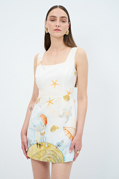 adL Bağcık Detaylı Elbise