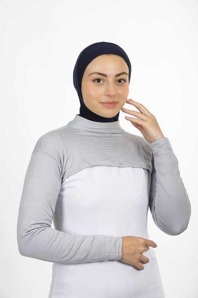 Modamelita Hijab Neck Collar μανίκι μπολερό crop γιακάς