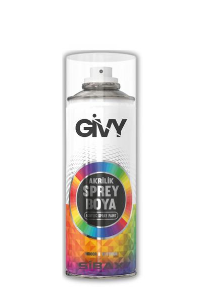 GİVY Akrilik Sprey Boya Canlı Sarı RAL 1018 400 ml
