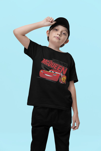 SEVBANO Lightning Mcqueen Baskılı Unisex Arabalar Şimşek Çizgi Film Çocuk Tiş...