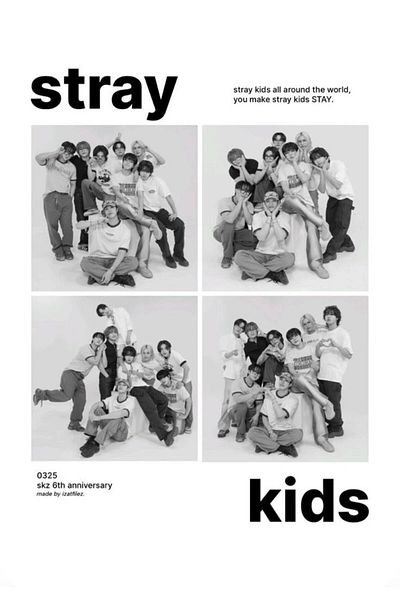 512 STORE Stray Kids Bts K-Pop Promoție Chang-Bin, Han, Lee, Hwang, Seung, Jeongin, Lee Know Poster fără cadru