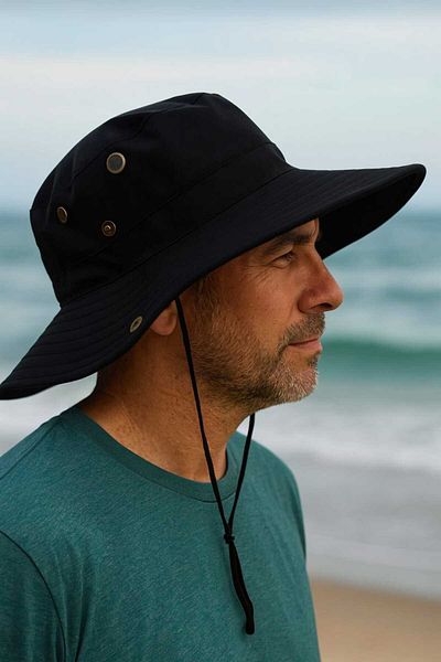 WOHOME Snap Fastener Cloth Fedora Hat Unisex Does Not Sweat