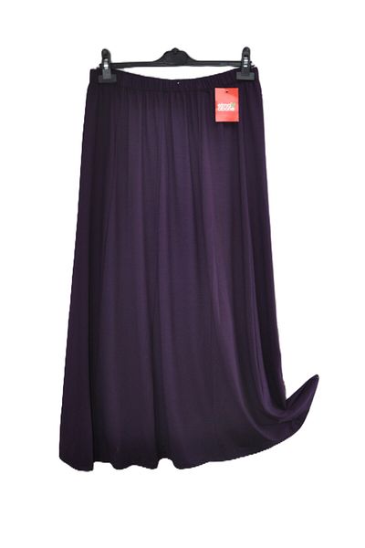 elma abone Plus Size Pigment Combed Cotton Elastic Mother's Skirt