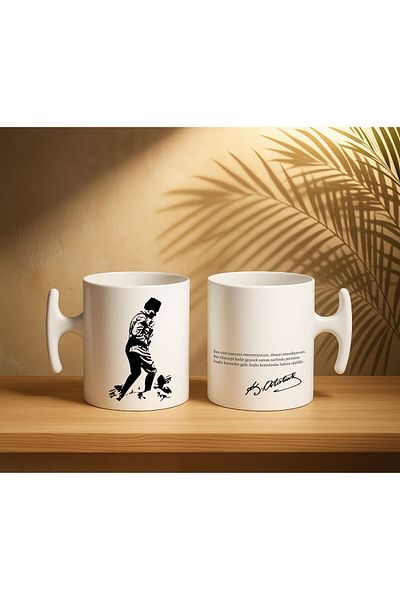 DennisEylul Ataturk Çanakkale Indestructible Themed Mug Cup