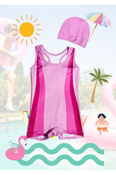 Bilge Trend Sports Swimsuit - Multicolor - Colored