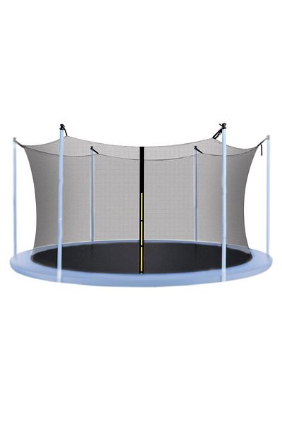 SERSIMO Plasa de siguranta si protectie trambuline, 244cm cu 6 stalpi interiori