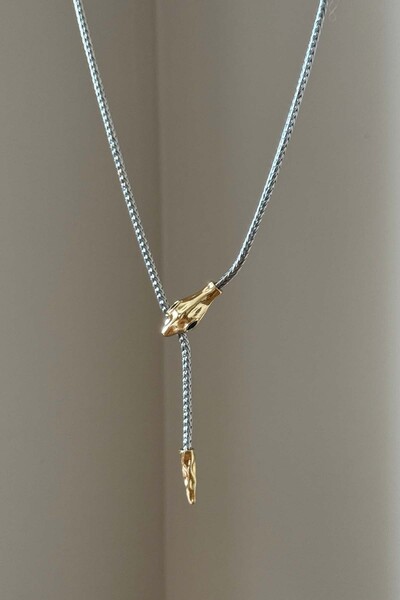 AMORE.İST STORE İthal Asansörlü Yılan Kolye