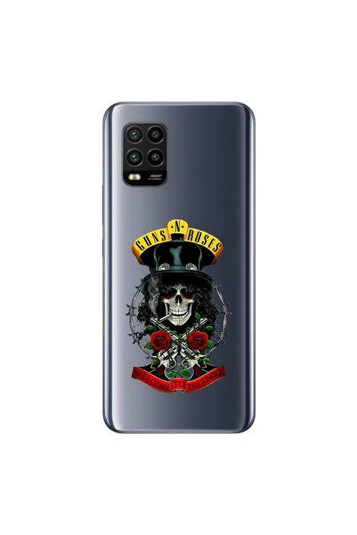 Dali Design Xiaomi Mi 10 Lite Compatible Transparent Case with Guns N' Roses ...