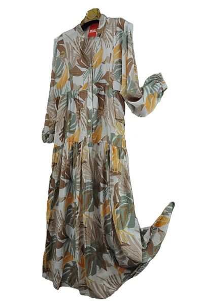 elma abone ROCHIE DE VARĂ VISCOSĂ CU JUMĂTATE DE BUTON