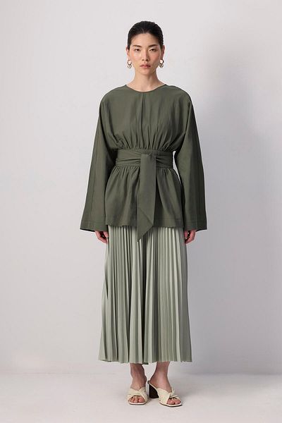 Touché Privé Poplin Tunic with Binding Details