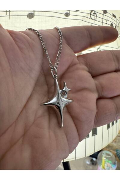 Yuchicly النجمة اللامعة - قلادة نجمة لامعة للنساء والرجال - قوة النجمة اللامع...