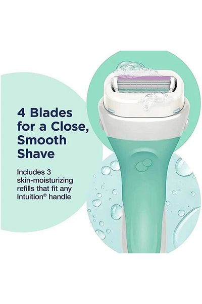 Schick Schick Intuition Aloe Vera & Vitamin E Razor and Foam Applicator - 2 Pieces