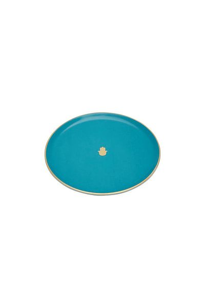 ASTERA Porland Turquoise Flat Plate, 20 Cm, Navy Blue Single