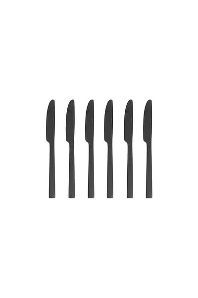 ASTERA Porland Matte Black Dessert Knife 19 cm 6 Pcs